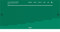 Desktop Screenshot of homelearninginstitute.com